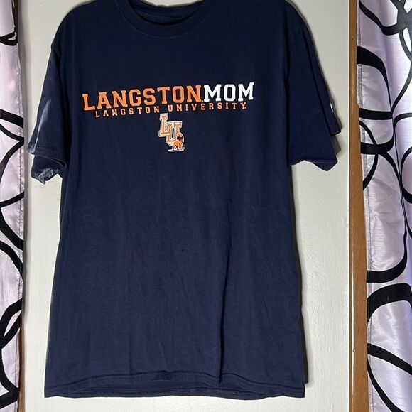 Langston University “Langston Mom” short sleeve, graphic, tee by Champion L - Picture 2 of 5
